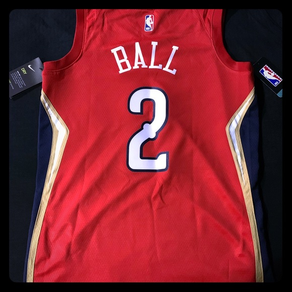 lonzo ball authentic jersey